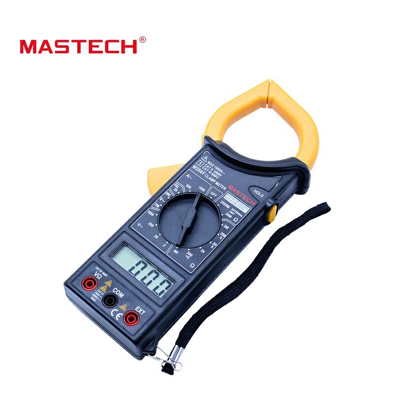 MASTECH M266F digital clamp meter 3 1/2 digital LCD display AC DC Voltage Current frequency Resistance Diode Tester
