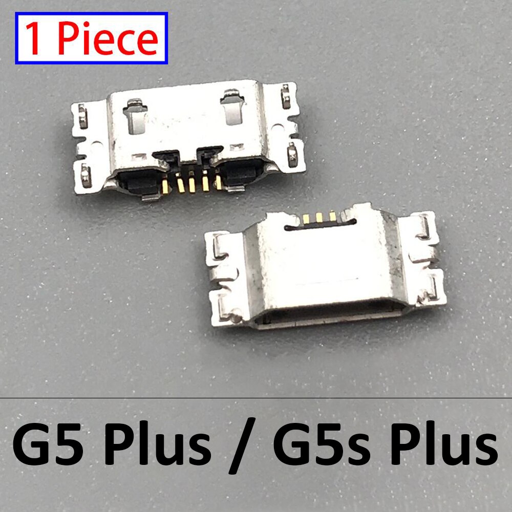 Conector de cargador USB tipo C, Conector de puerto de carga de datos para Motorola Moto G3 G4 G5 G5S G5S G6 G7 Plus G8 Power Play: Moto G5 plus