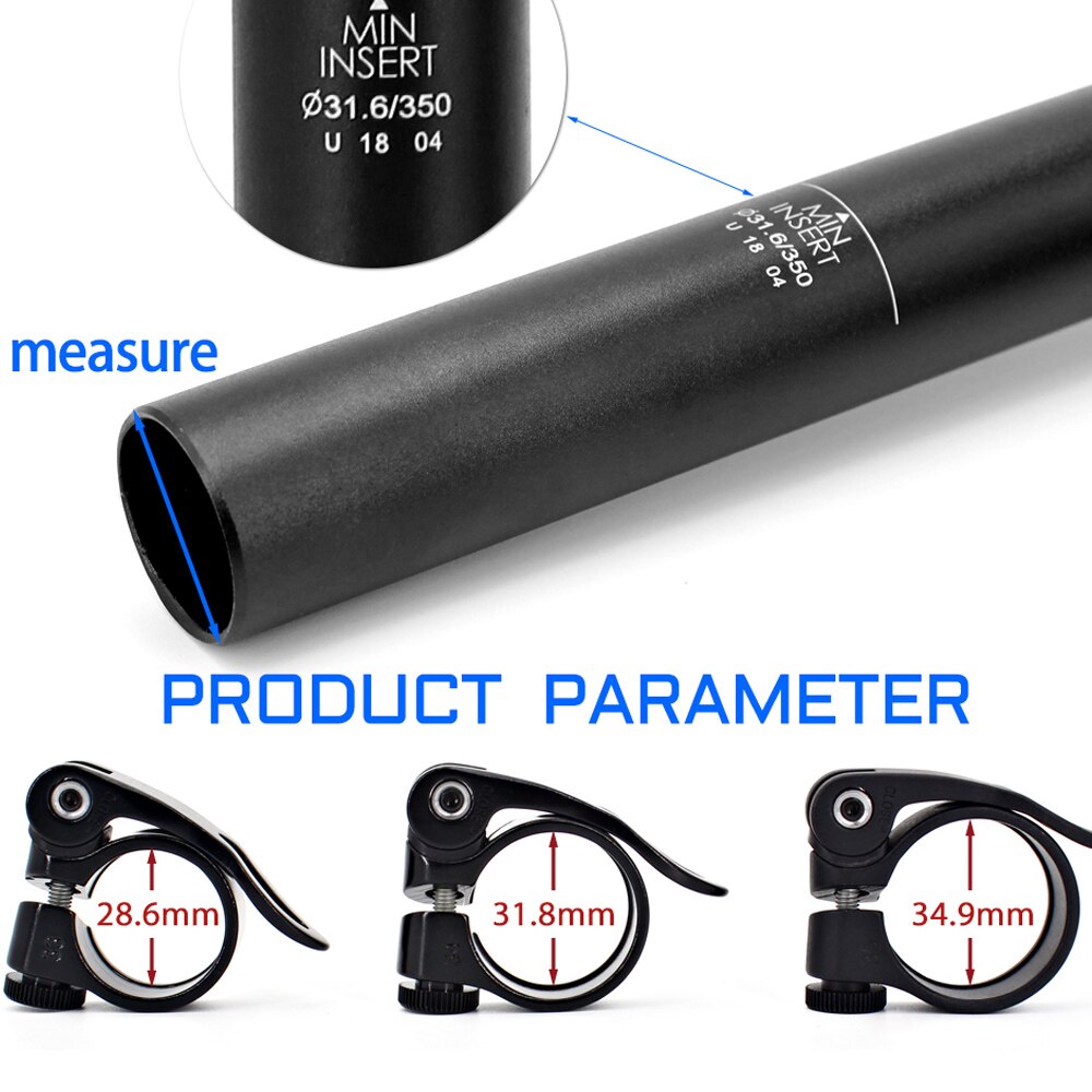 Zadel Klem Voor Fiets Zadelpen 26.6 \ 31.8 \ 34.9Mm Mtb Mountainbike Racefiets Zadel Zadelpenklem fiets Onderdelen Accessoires