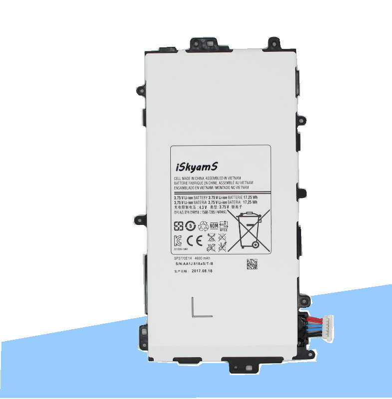 ISkyamS 1x4600 mAh SP3770E1H Ersatz Batterie Für Samsung Galaxy Note 8,0 8 3G GT-N5100 GT-N5110 N5100 N5120 tablet Tab + Werkzeug