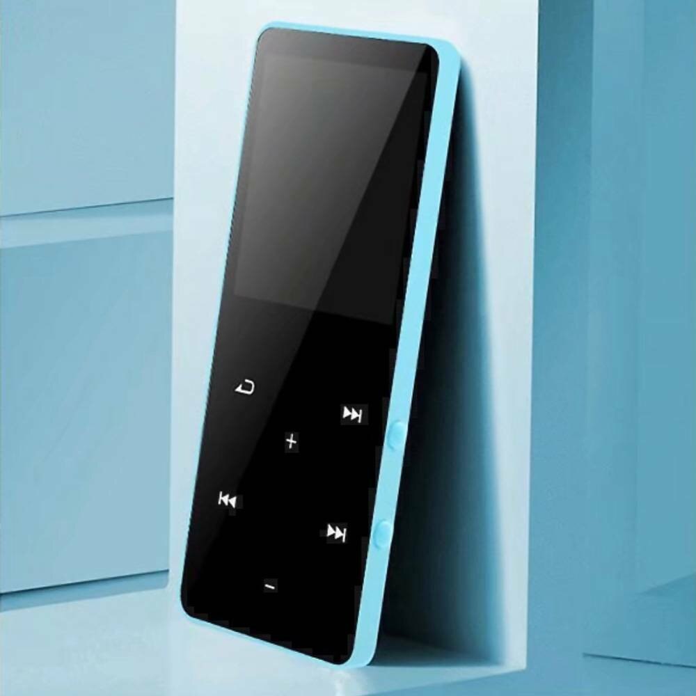 Mp4 Spieler Bluetooth Mp3 Mp4 Musik Spieler tragbar Mp4 Medien Schlank Mit 1,8 Zoll berühren Tasten Fm Radio Video Hifi mp4 8/16gb: Blau / 16GB