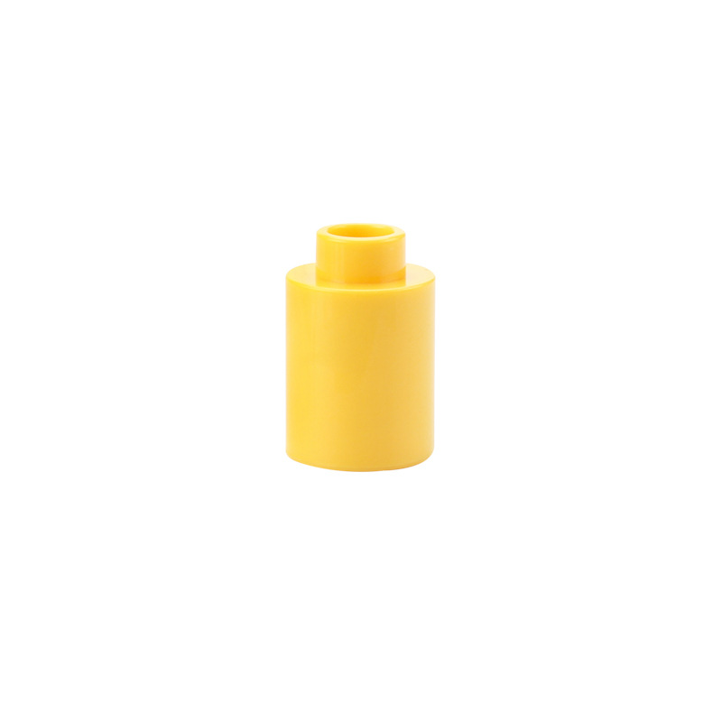 Big Size DIY Toy Tree Flower Bracket Big Particle Cylinder Compatible Large Bricks Children Kid Plastic Assemble Educational Toy: black
