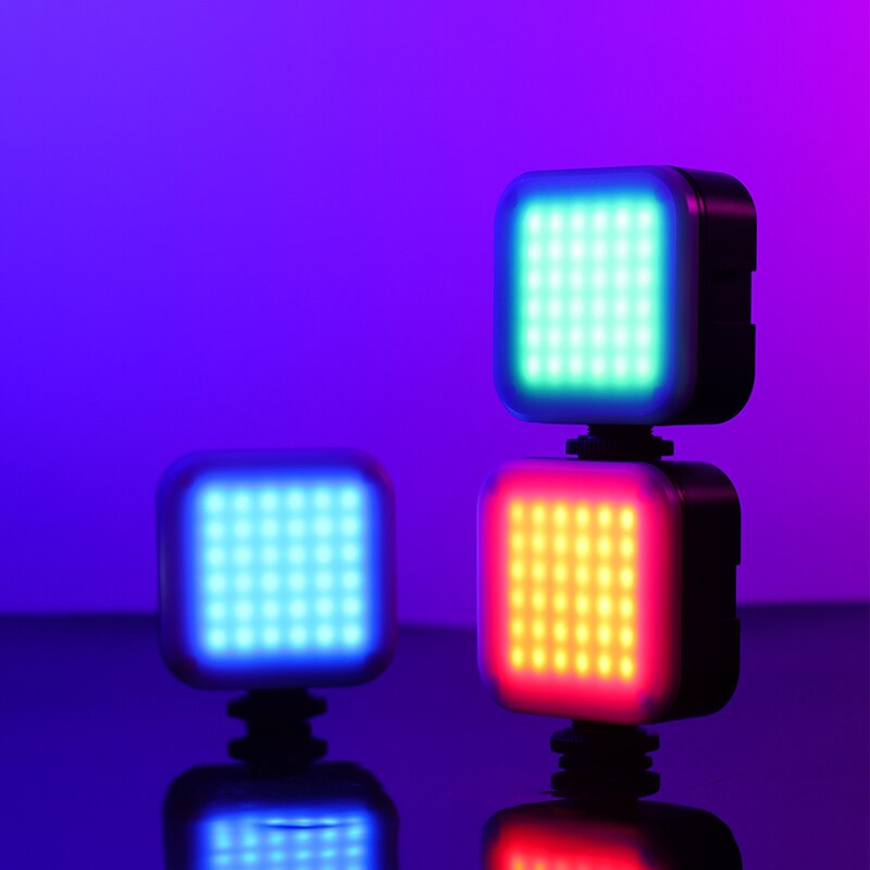 Ulanzi-miniiluminación LED brillante en U para vídeo, 2700k-6500k, 7,5 W, con 6 colores, filtro de efecto RGB para fotografía, Vlog, luz de relleno