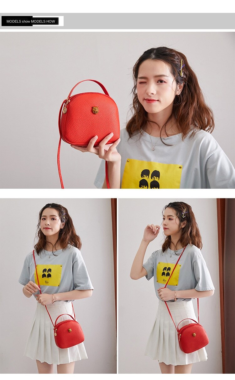 Dames handtas tijgerkop schouder/crossbody tas mini draagbare tas portemonnee lente modellen