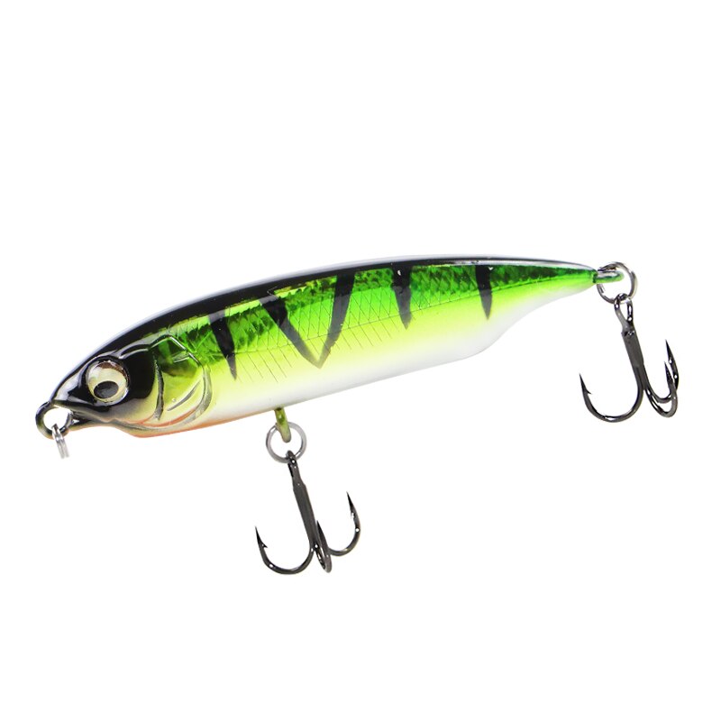 1 Uds señuelo de pesca 59mm 5,5g 80mm 11g agua hundida Mini lápiz pececillo señuelo duro Artificial pequeño Crankbait Wobblers cebo duro: 55 mm / Gris claro