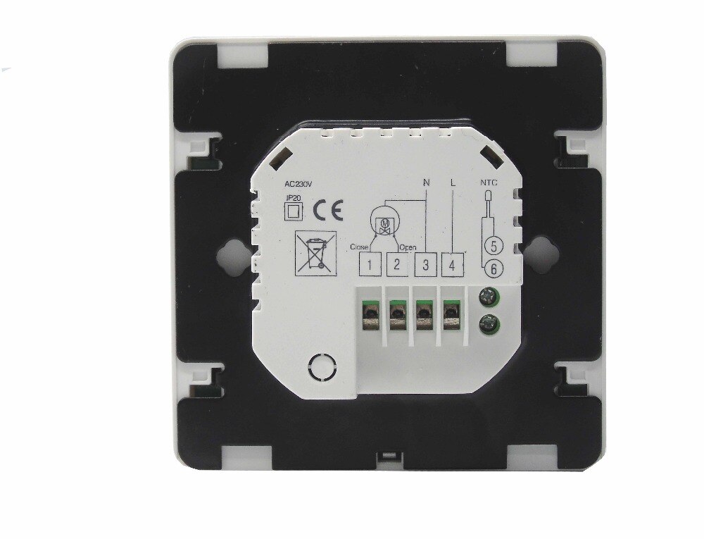 Programmable floor heating manifold EU Thermostat Warm Floor with Dual Sensor