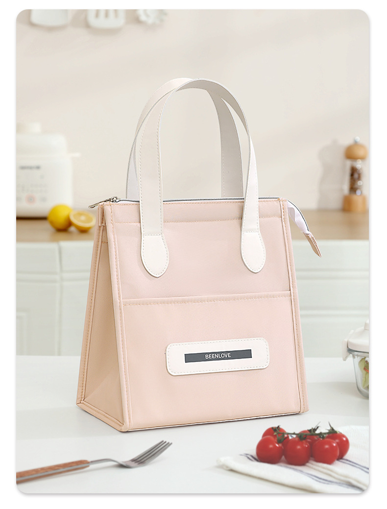Portable Handheld Lunch Box Bag Insulated Lunch Bag for Work And School Outings Easy Carry Bento Bag Food Storage Pouch