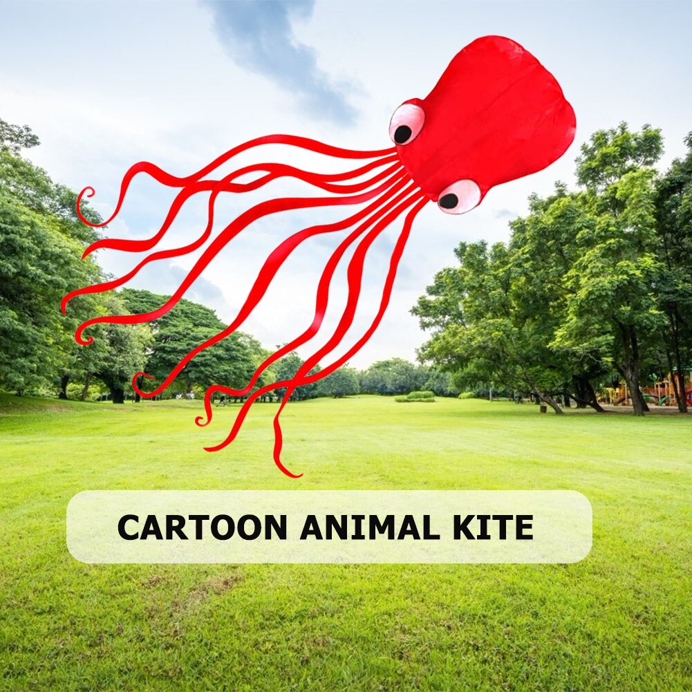 3D Zachte Octopus Vlieger Cartoon Dier Outdoor Windzak Zachte Kite Outdoor Makkelijk Te Vliegen Kinderen Speelgoed Voor Kerst Jaar