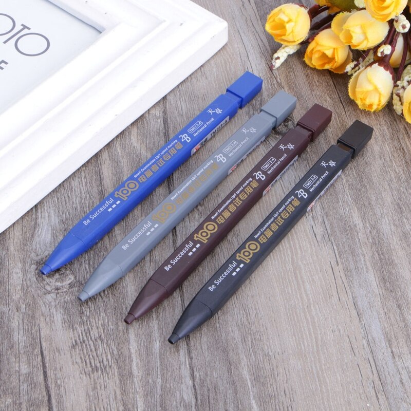 2B Black Lead Holder Exam Mechanical Pencil Automatic Testing Grade Stationery