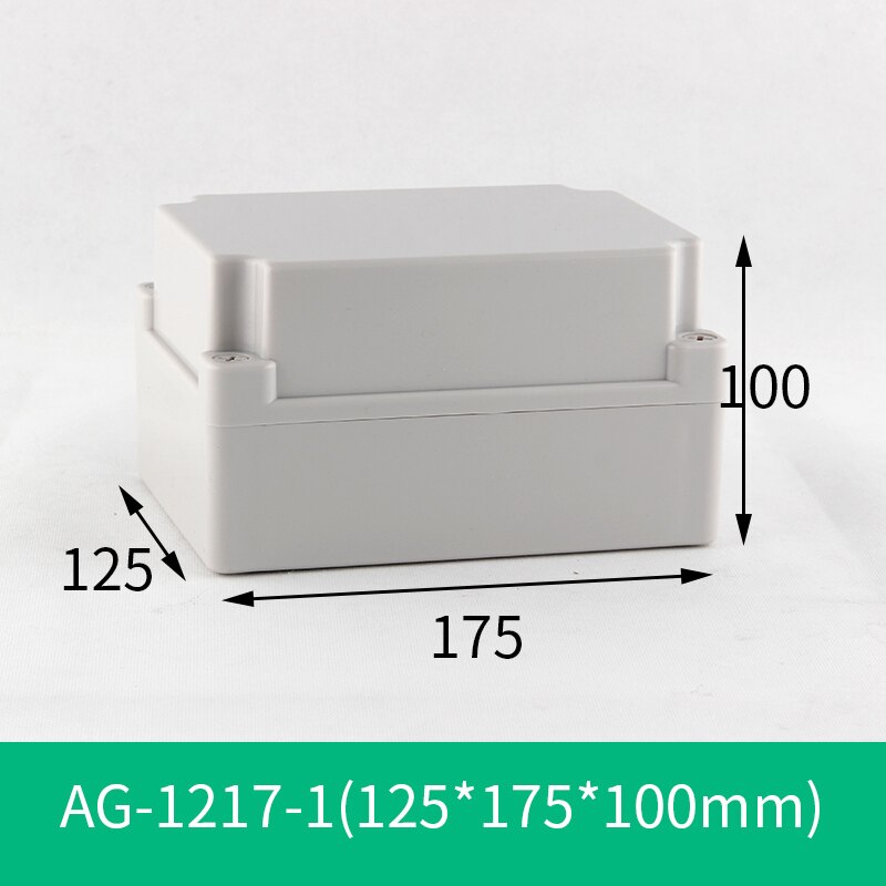 IP67 Plastic Project Box Behuizing Waterdicht Diy Aansluitkastje Abs Behuizing Case Verdeelkast: 175x125x100
