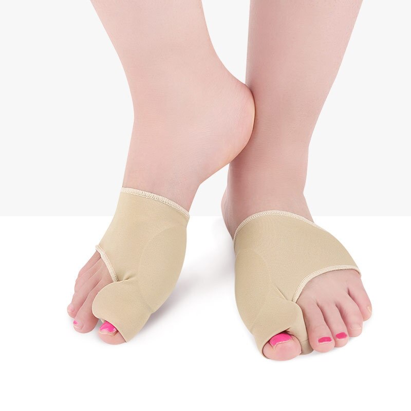 2 stk/sæt tåseparator hallux valgus knyst korrigerende orthotics fødder knogle tommelfinger justering korrektion pedicure strømpe glattejern