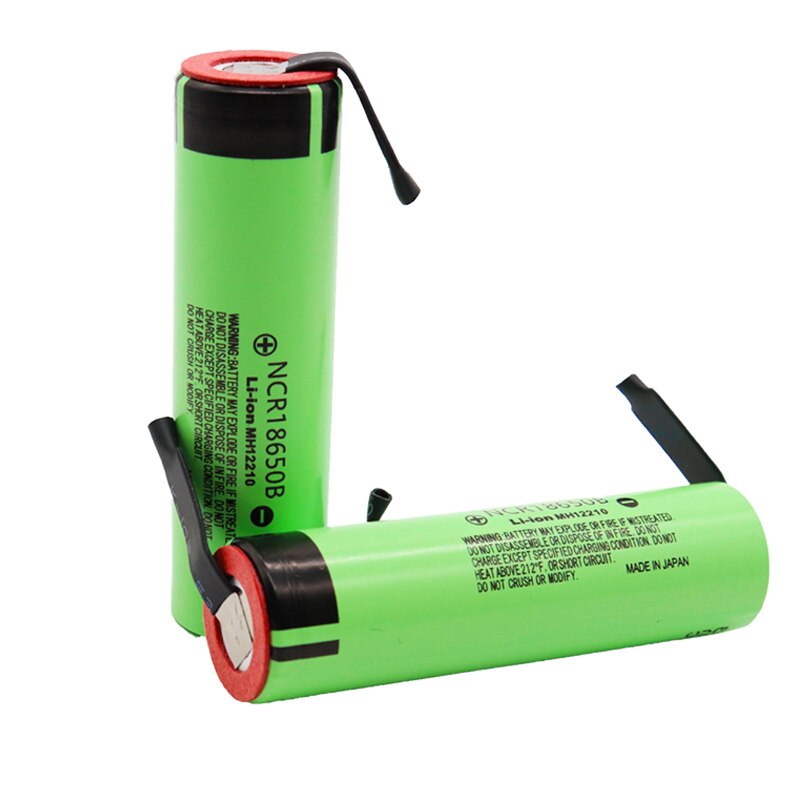 Original 18650 Replacement Batteries NCR18650B 3.7 v 3400mah 18650 Lithium Rechargeable Battery Welding Nickel Sheet batteries