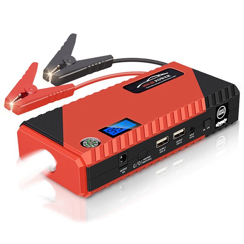 28000mAh Car Jump Starter Power Bank 1200A Portable Car Battery Booster Charger 12V Starting Device For Petrol Diesel Car