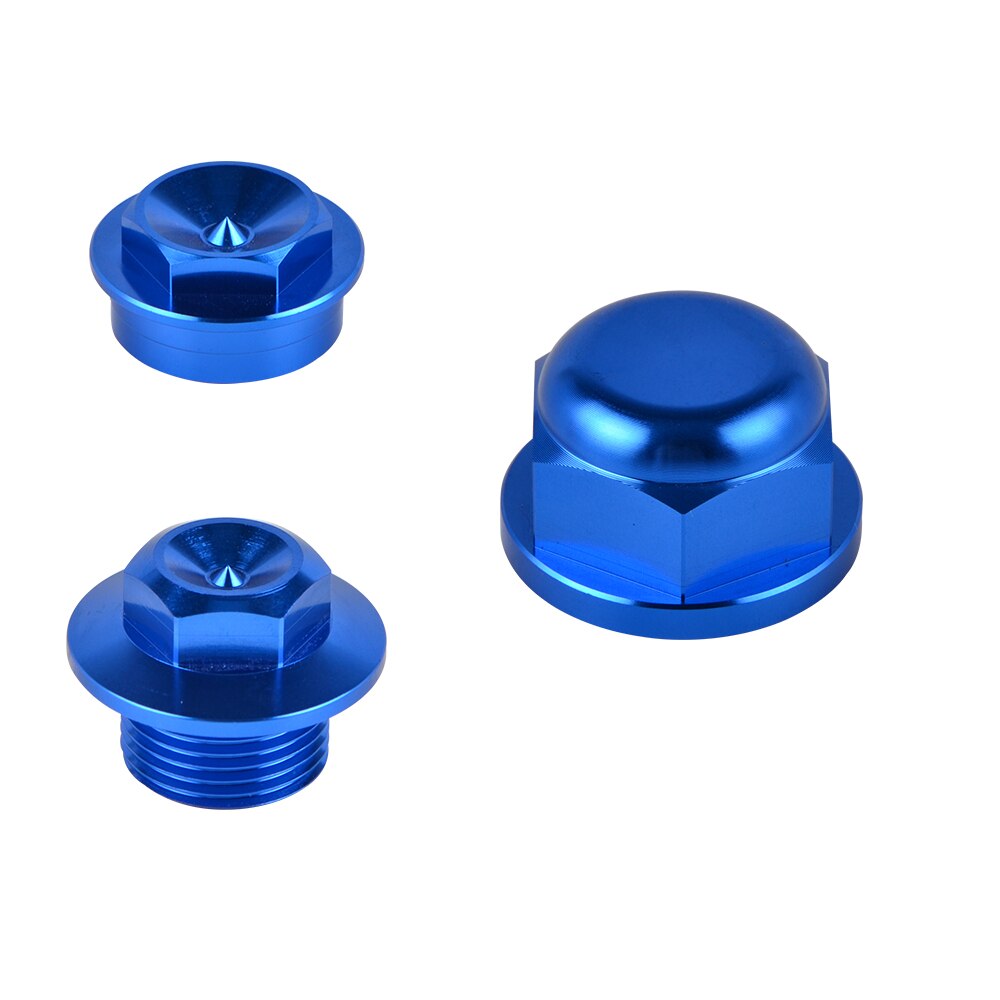 M20x1.5 Voorwiel Lock Asmoer Achter Spindel Pin Moer Voor Ktm 125 250 350 450 500 Exc Excf Xcw voor Husqvarna Te Fe: Blauw