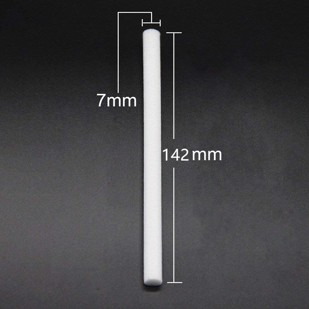 10 Stks/pak 7*142Mm Luchtbevochtiger Filter Vervanging Katoen Spons Stick Voor Usb Luchtbevochtiger Aroma Diffuser Mist Maker Air luchtbevochtiger