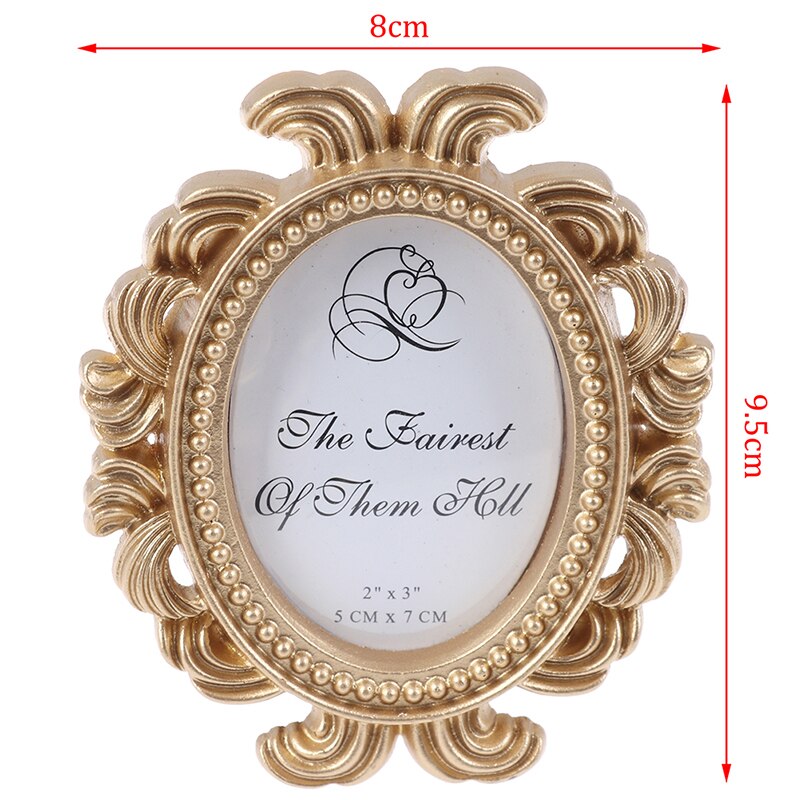 1 ud. Marco de foto de flores decorativo Retro Para decoración del hogar de la boda marco de fotos de escritorio 2 colores