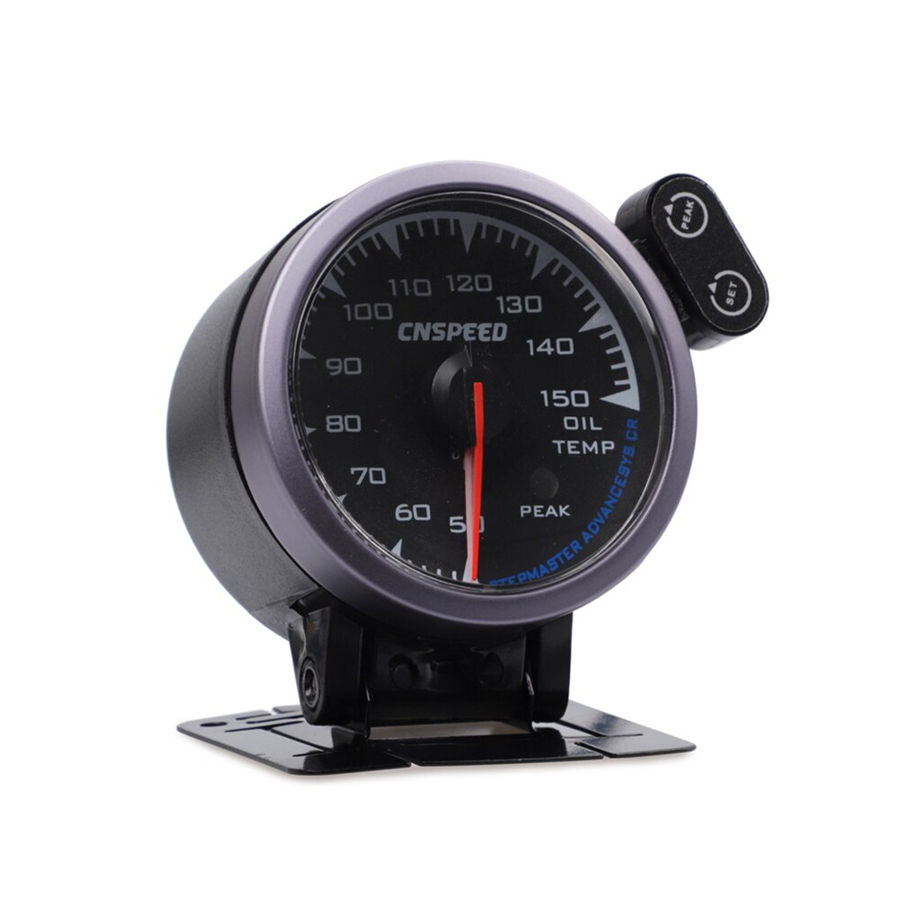 Universal Car Oil Temperature Gauge 12V 2.5 Inch 60mm 7 Color Engine Oil Temp Meter Gauge