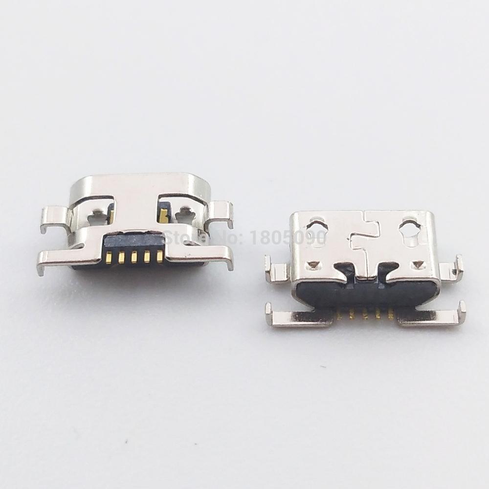 10pcs Micro USB Mini Jack 5pin Reverse inbrengen platte zonder curling side Vrouwelijke Connector Voor Motorola G2 G + 1 XT1063 XT1068