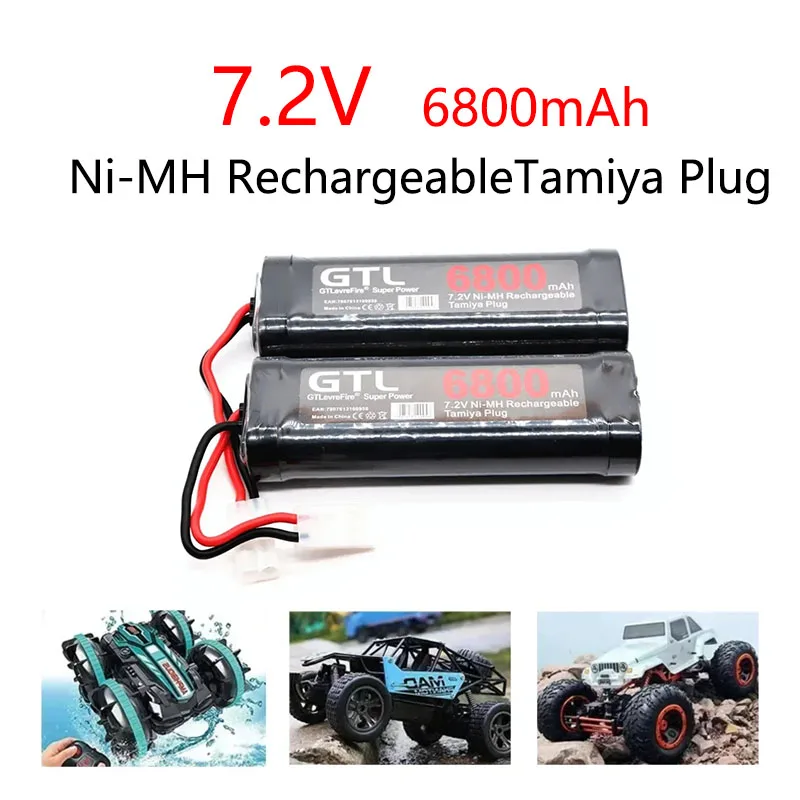 das groß Kapazität 7.2V Nickel Wasserstoff Batterie ist sehr geeignet Pro RC Energie Quellen eine solche wie Spielzeug Rennen Autos und Lastwagen.: Grün