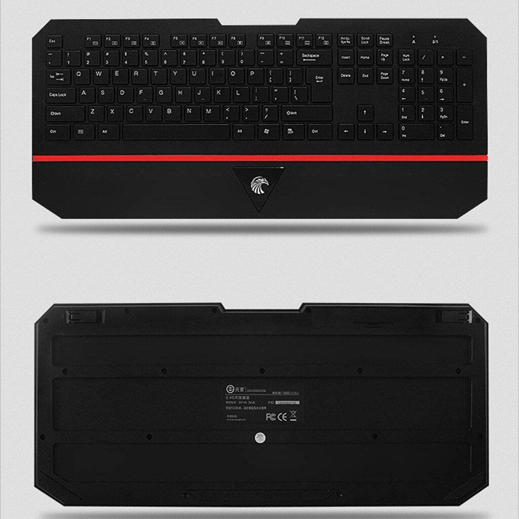 Wireless backlit keyboard and mouse set Wireless USB 2.4GHZ Keyboard and Mouse Slim Combo Set for PC Gaming Computer US g3
