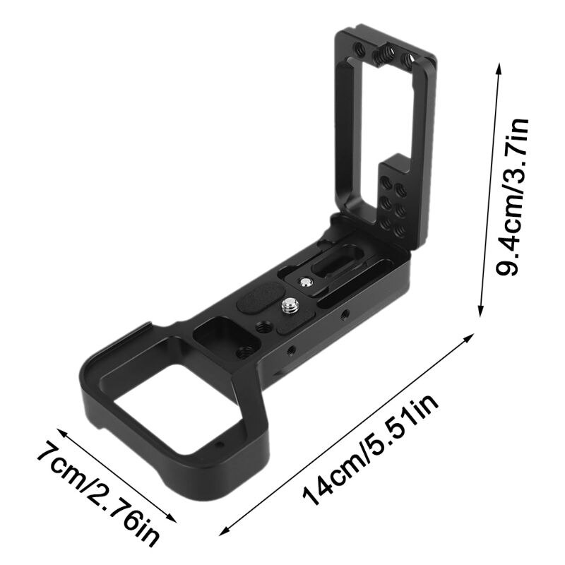 Support de plaque en L à dégagement rapide, poignée pour S ony ILCE9M2 A7R4 A9II A7RIV caméra Q81F