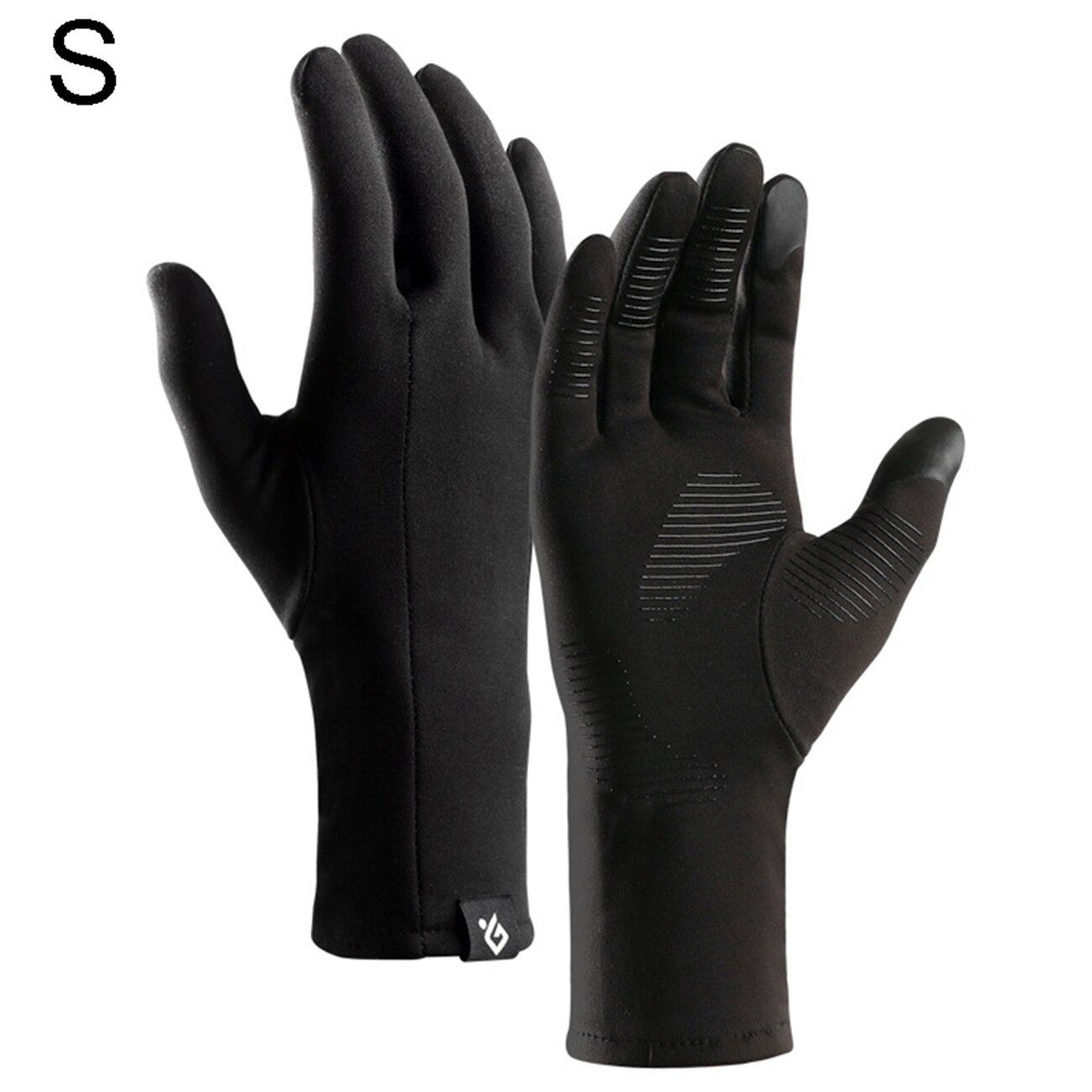 GOLOVEJOY Winter Gloves Windproof Touch Screen Unisex Full Finger Thermal Fleece Cold Weather Warm Gloves Workout Gloves: XL