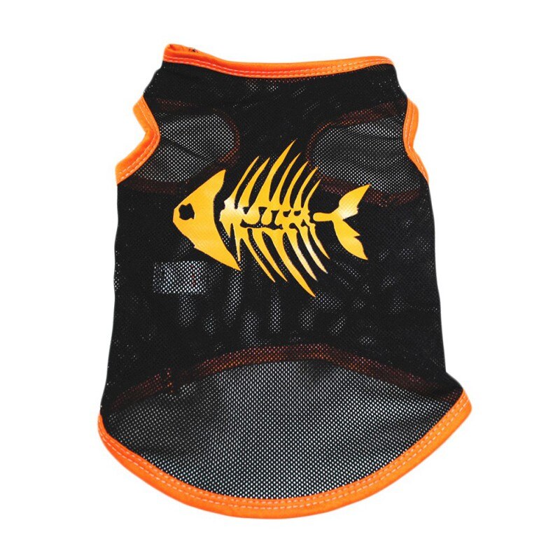 Small Dog Shirts Outdoor Sun Sunscreen Light Polyester Breathable Grid Dog Vests Love Clothes For Puppy Teddy Chihuahua#G: B / XS