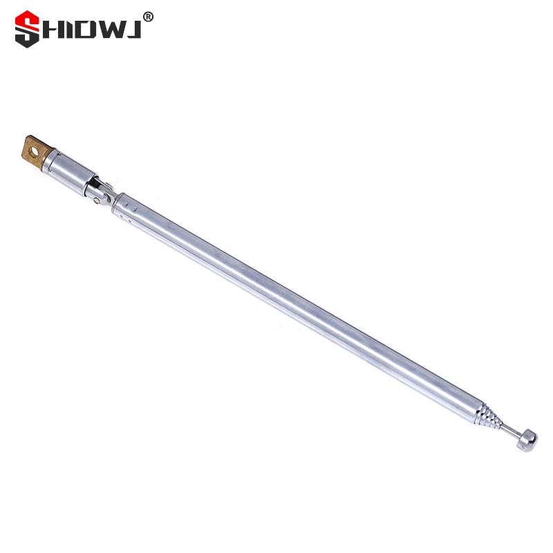 1Pc 4/5/7 Abschnitte Teleskop Antenne Antenne Universal Antenne für AM FM Radio TV silber Erweitert gesamtlänge 765MM/630MM/300MM