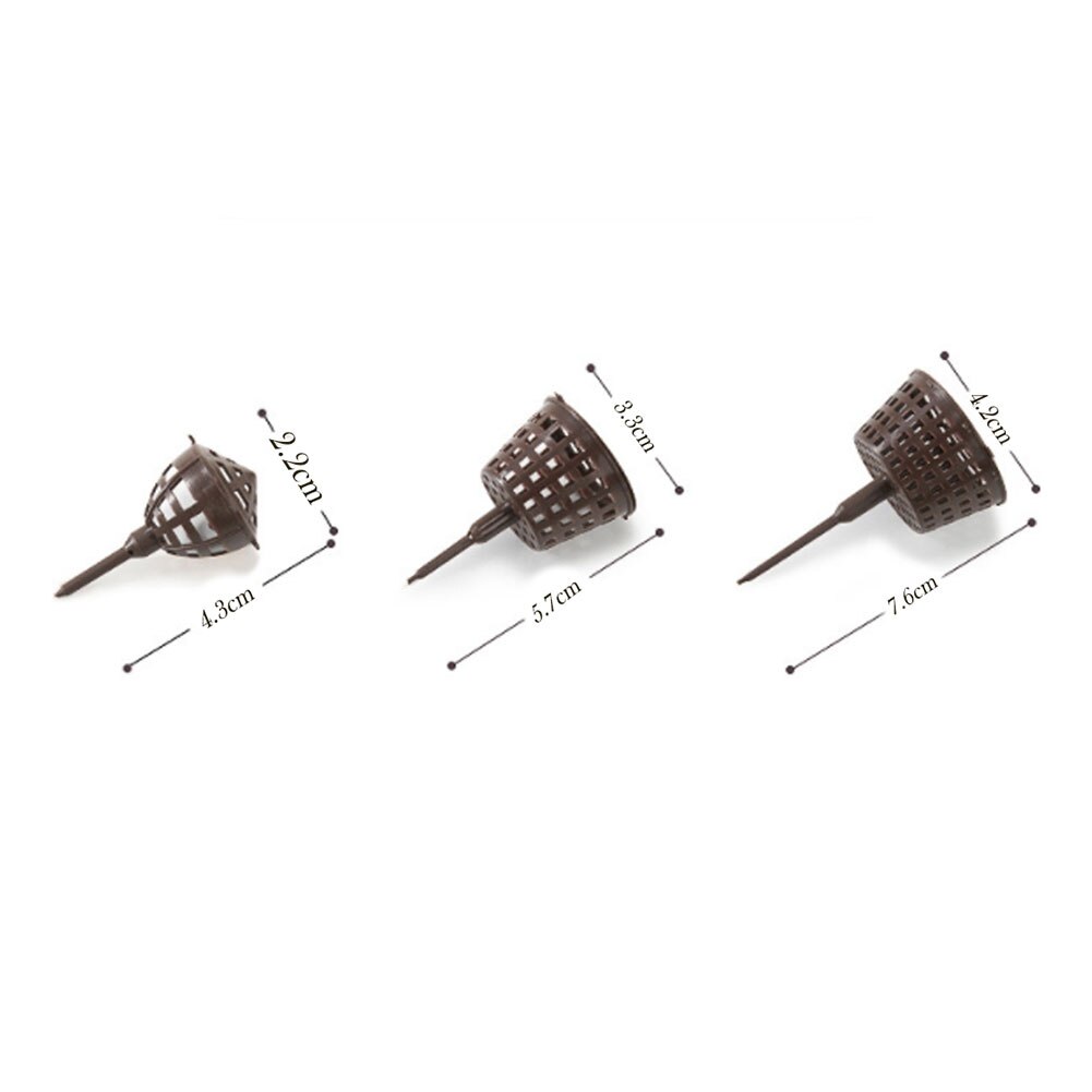 20 Pcs Planting Fertilizer Baskets Bonsai Tool Automatic Fertilization Plastic Cover Basket LSK99