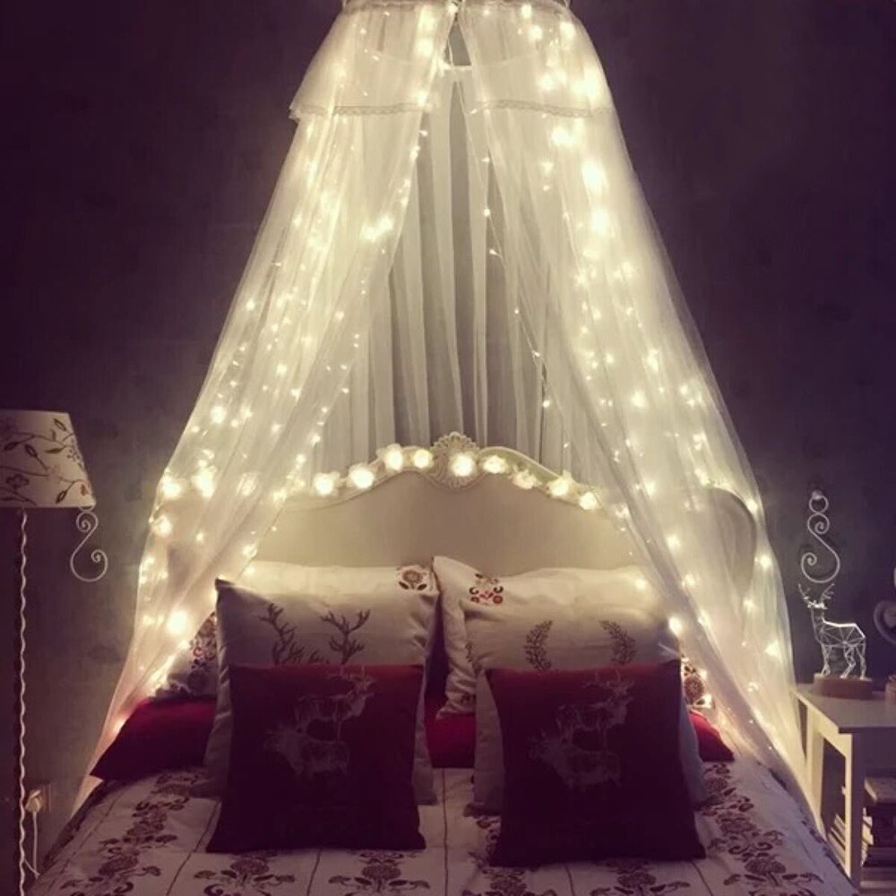 20 LED Rose Flower String Luces leds decoration Fairy Lights Wedding Home Valentine's Day Event Party Garland Decor Luminaria