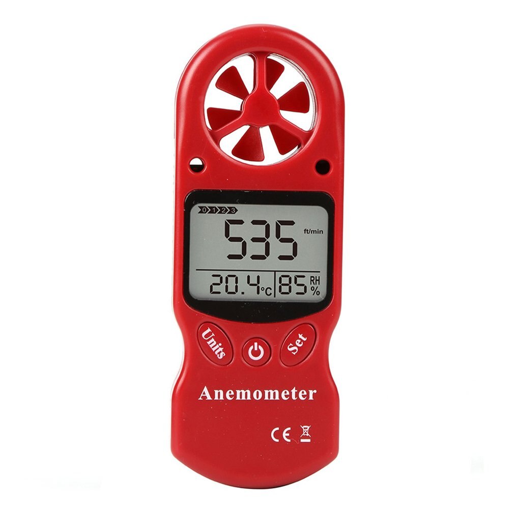 Mini anémomètre polyvalent anémomètre numérique LCD TL-300 vitesse du vent température humidité mètre avec hygromètre thermomètre
