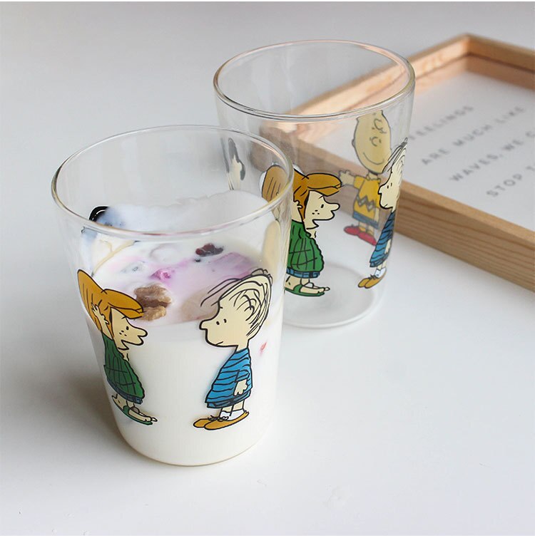 Gourde en verre, fraise avec couvercle en paille verre, tasse à lait, jus de thé, bouteille de thé, bouteille de paille en verre, Wy1123011