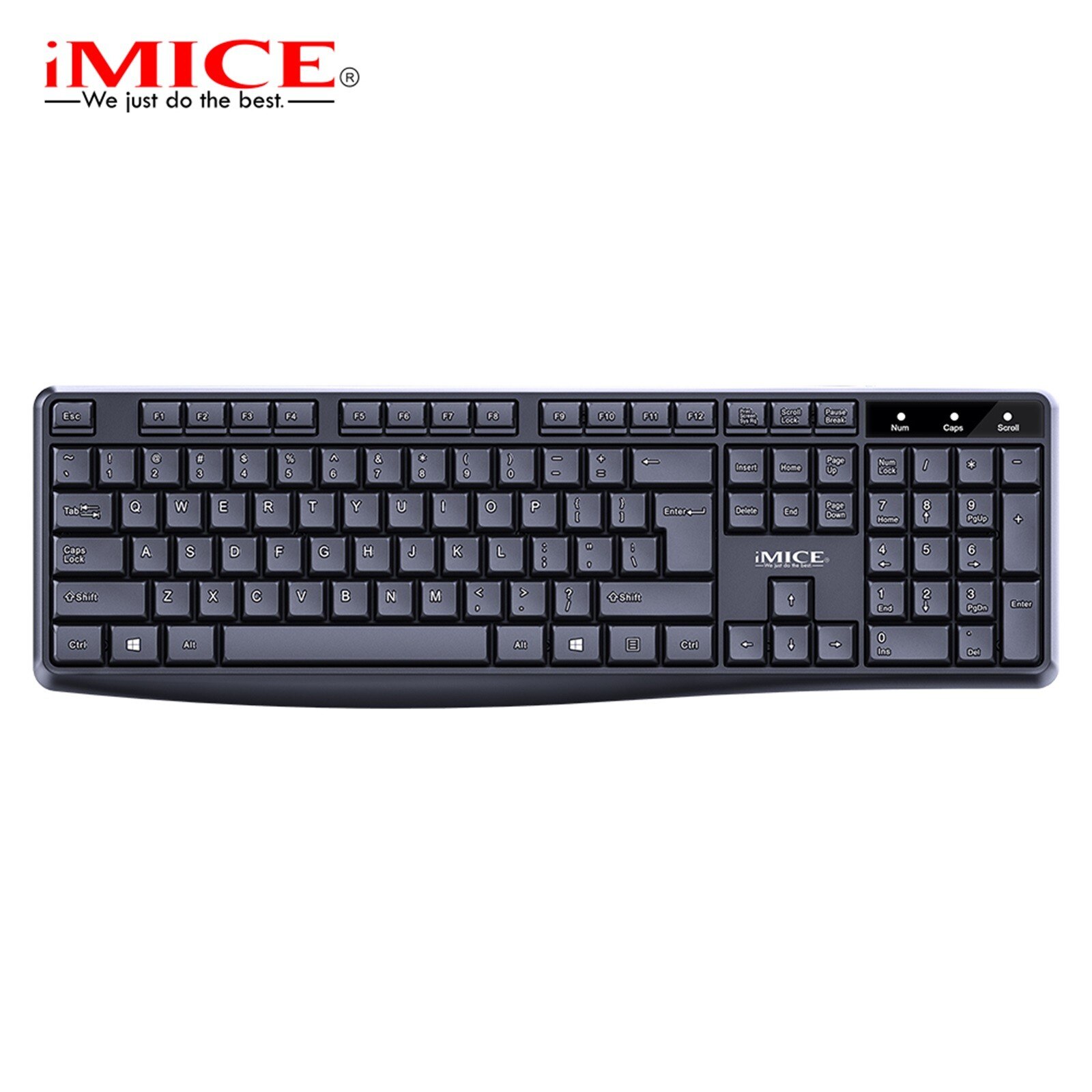 An-100 Wireless Gaming Keyboard And Mouse Kit, Ergonomic, 104 Keys, Suitable For Office Keyboard Mouse Combos