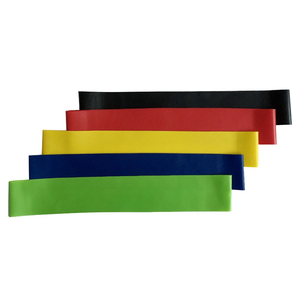 5pcs Sport Resistance Loop Bands Home Fitness Exercise Bands for Legs Glutes Workout FK88