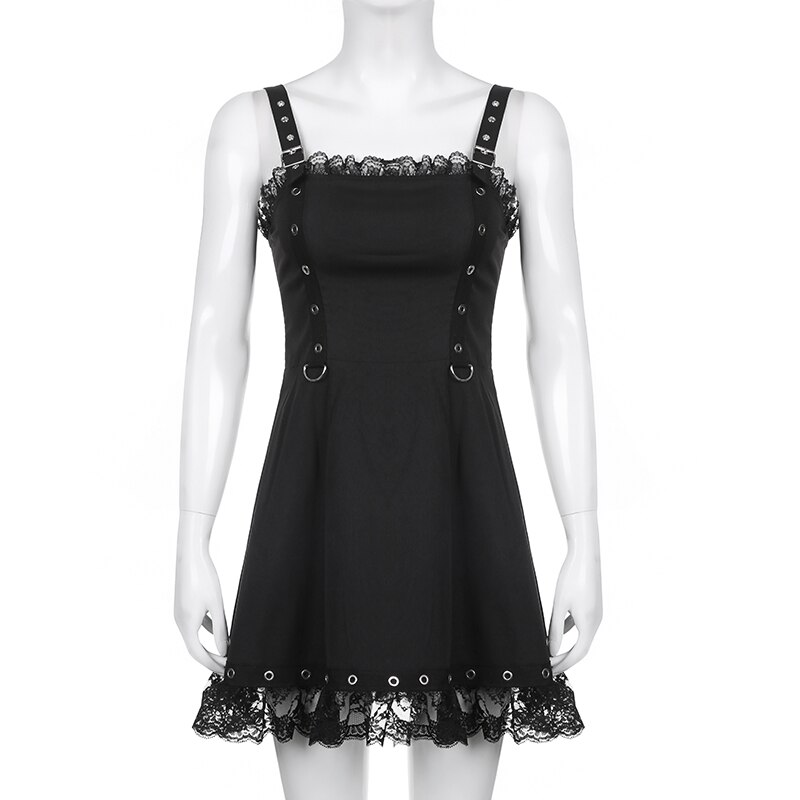 grunge black dress Fair Isle Knitted Dress-Eucalyptus Reindeer Fair Isle main image 1