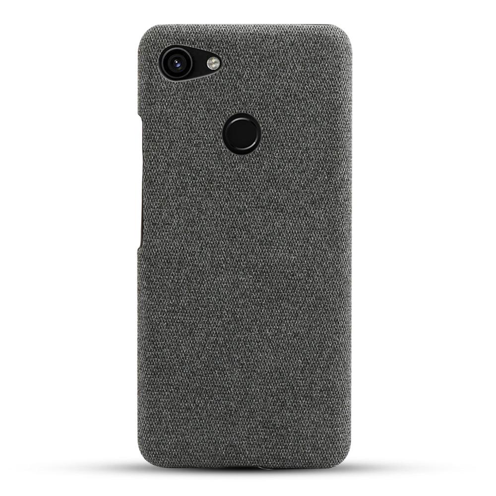 For Google Pixel 3A 3A XL Case Slim Retro Woven Fabric Cloth Anti-scratch Hard PC Back Cover For Google Pixel 3 3 XL 2 XL 4 Case