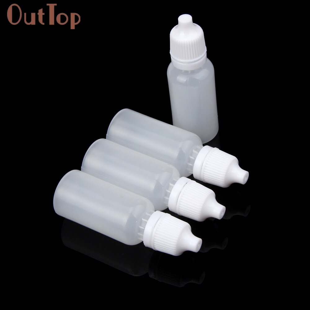 Outtop 50 Stuks 5 Ml/10 Ml/15 Ml/20 Ml/30 Ml/50 Ml lege Plastic Squeezable Dropper Flessen Eye Liquid Dropper Hervulbare Flessen 18mar29