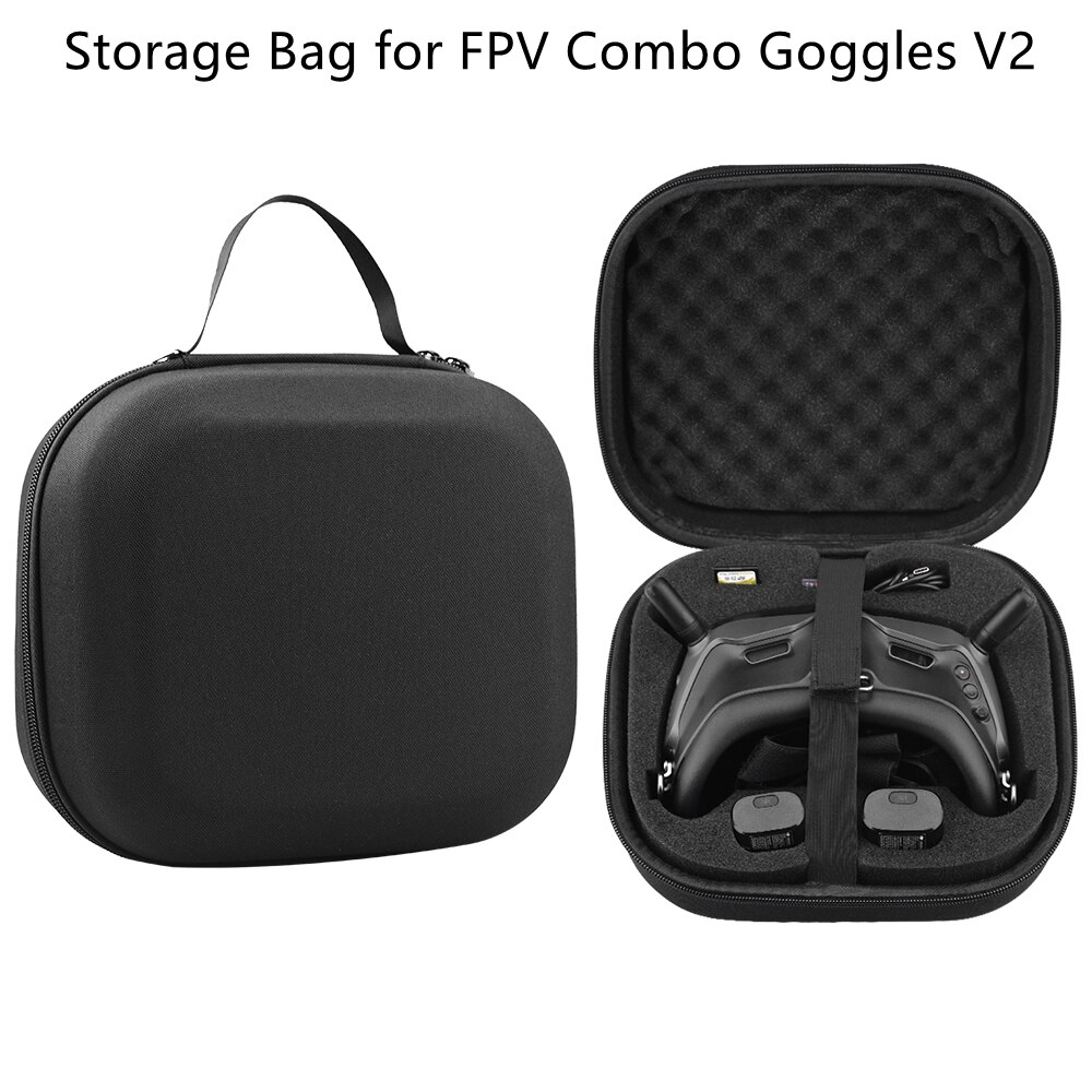 Für FPV Combo Brille V2 Lagerung Tasche Tragbare Nylon Tasche Handtasche Tragetasche für DJI FPV Fliegen Gläser Drohne RC zubehör