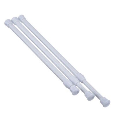 30CM to 900CM Shower Curtain Rod Adjustable Plastic Spring Tension Rod Rail for Clothes / Towels / Curtains