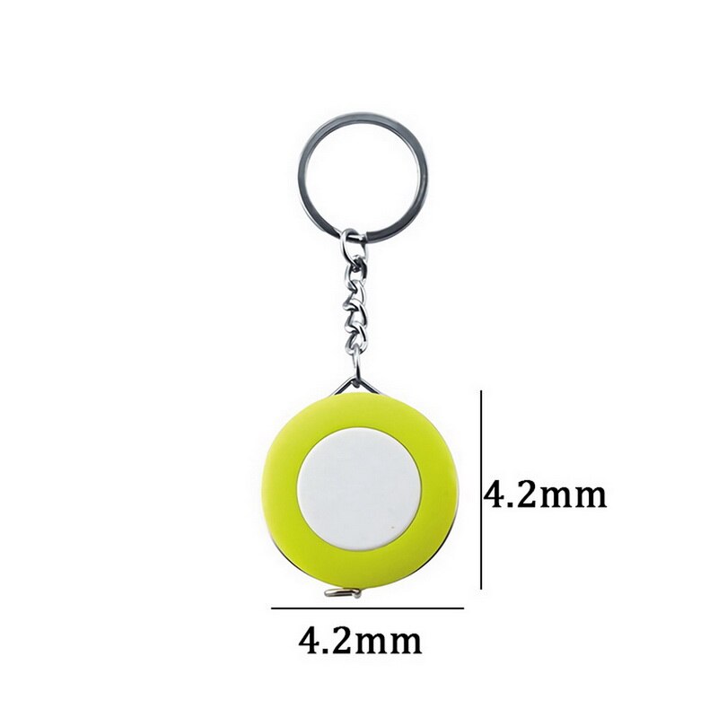 150cm Tape Measure Portable Retractable Ruler Children Height Sewing Machine Sticker Centimeter Inch Roll Tape Body Random Color: 6