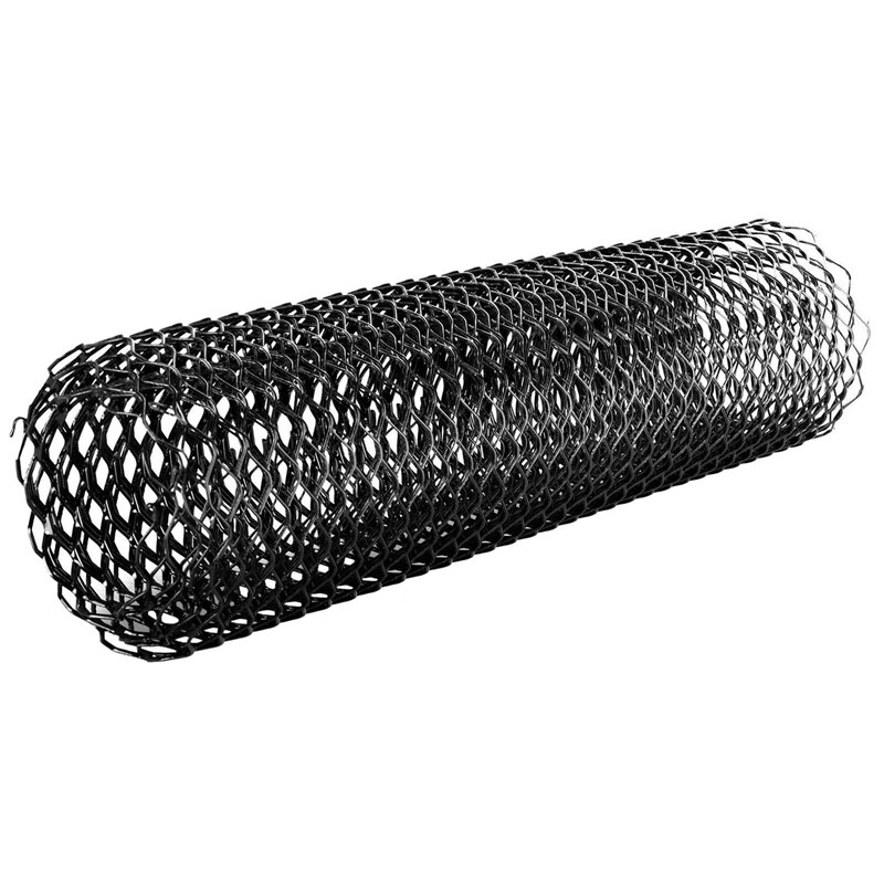 Rejilla Universal para coche de 40x13 pulgadas rejilla metálica para coche rejilla de rejilla rombal Parrilla de malla con agujeros 11X25mm: Default Title