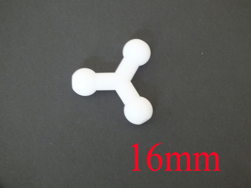 Conector de Unión skelton en forma de cruz, apto para 9,5/12/14/16mm/21mm/25,5mm, junta de esqueleto de juguete a granel.: 30pcs 16MM --1