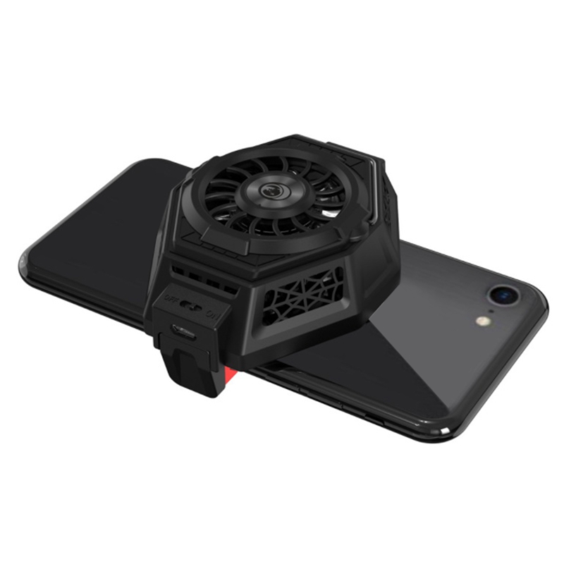 Mobiele Telefoon Koeler, Mobiele Telefoon Koeler Halfgeleider Koeling Functie Voor 4 Tot 6.7 Inch Mobiele Telefoon Zwart