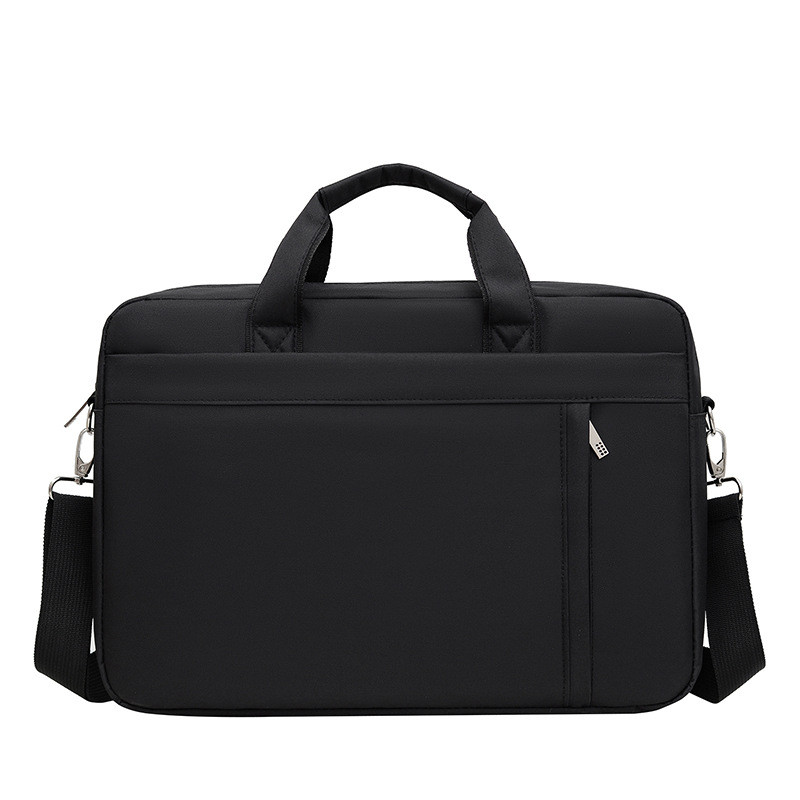 Bolso para portátil de gran capacidad para trabajo, viaje, oficina, maletines de negocios para hombre, bolso para portátil, documentos, funda de ordenador con correa: Castaño