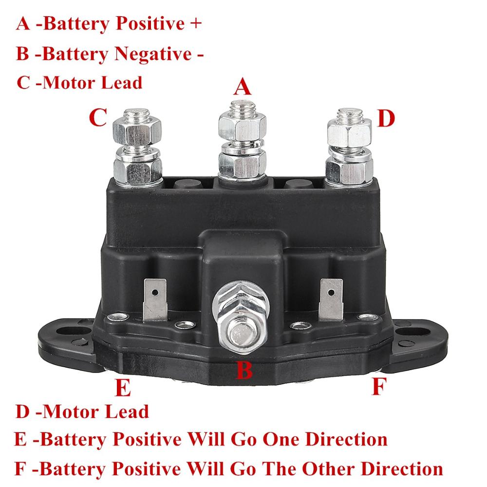 Car 12V Winch Motor Reversing Relays 6 terminals 24450BX 6660-110
