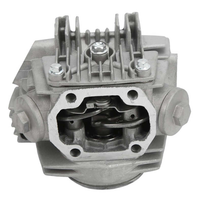 Cylinder Head Assembly Engine Cylinder Assembly 52.4mm/2.06in for 4 Stroke 110cc Chinese ATV Go Karts Scooter