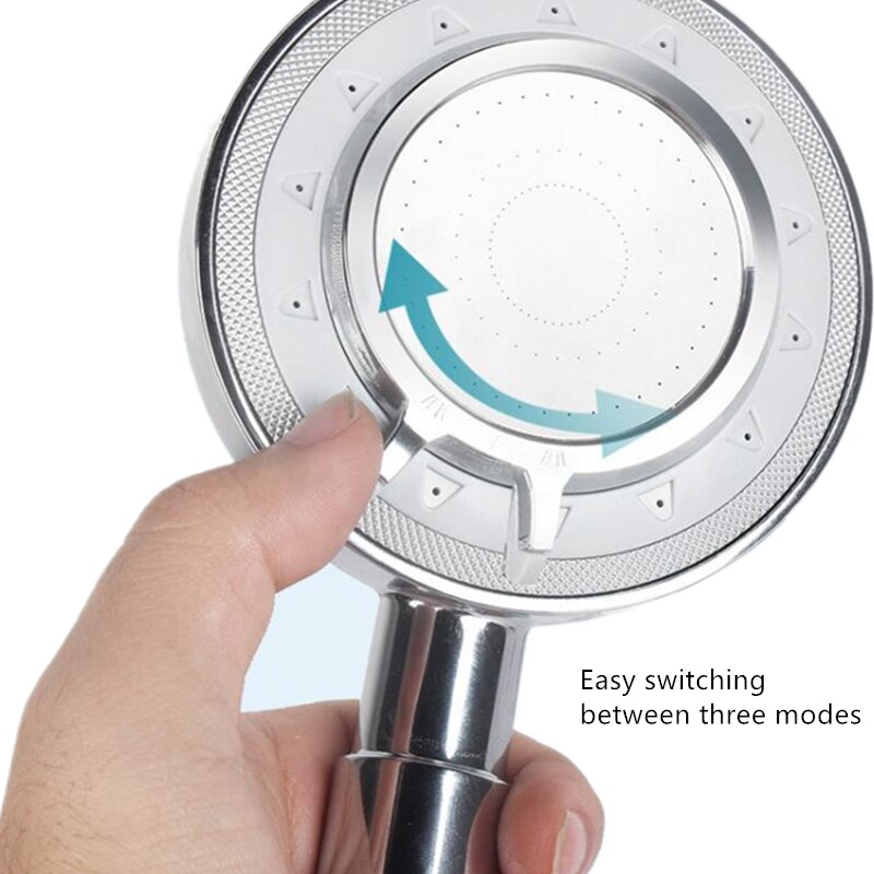 Multi-function hand-held Rainfall Shower Head Adjustable High Pressure Bathroom Accessories Portable Removable Shower Heads