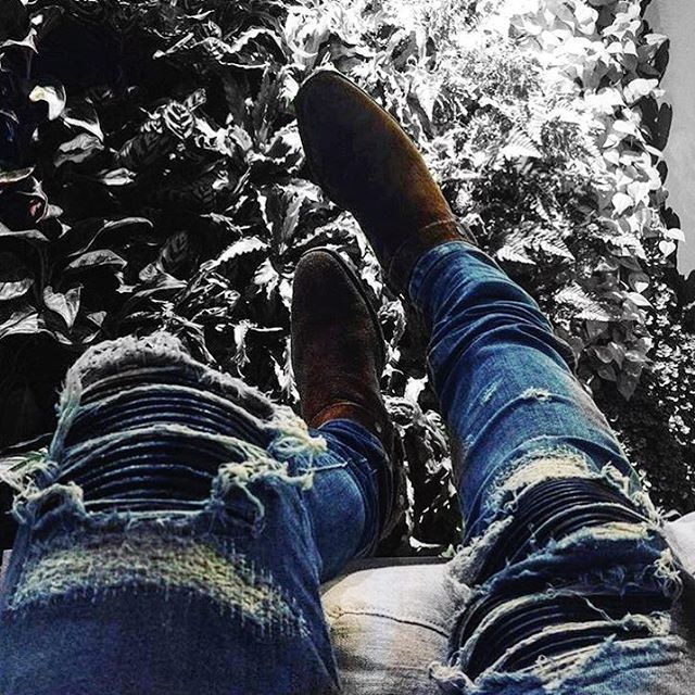Denim concepteur trou jean déchiré pour hommes taille 28-38 40 automne hiver Plus velours HIP HOP Punk Streetwear