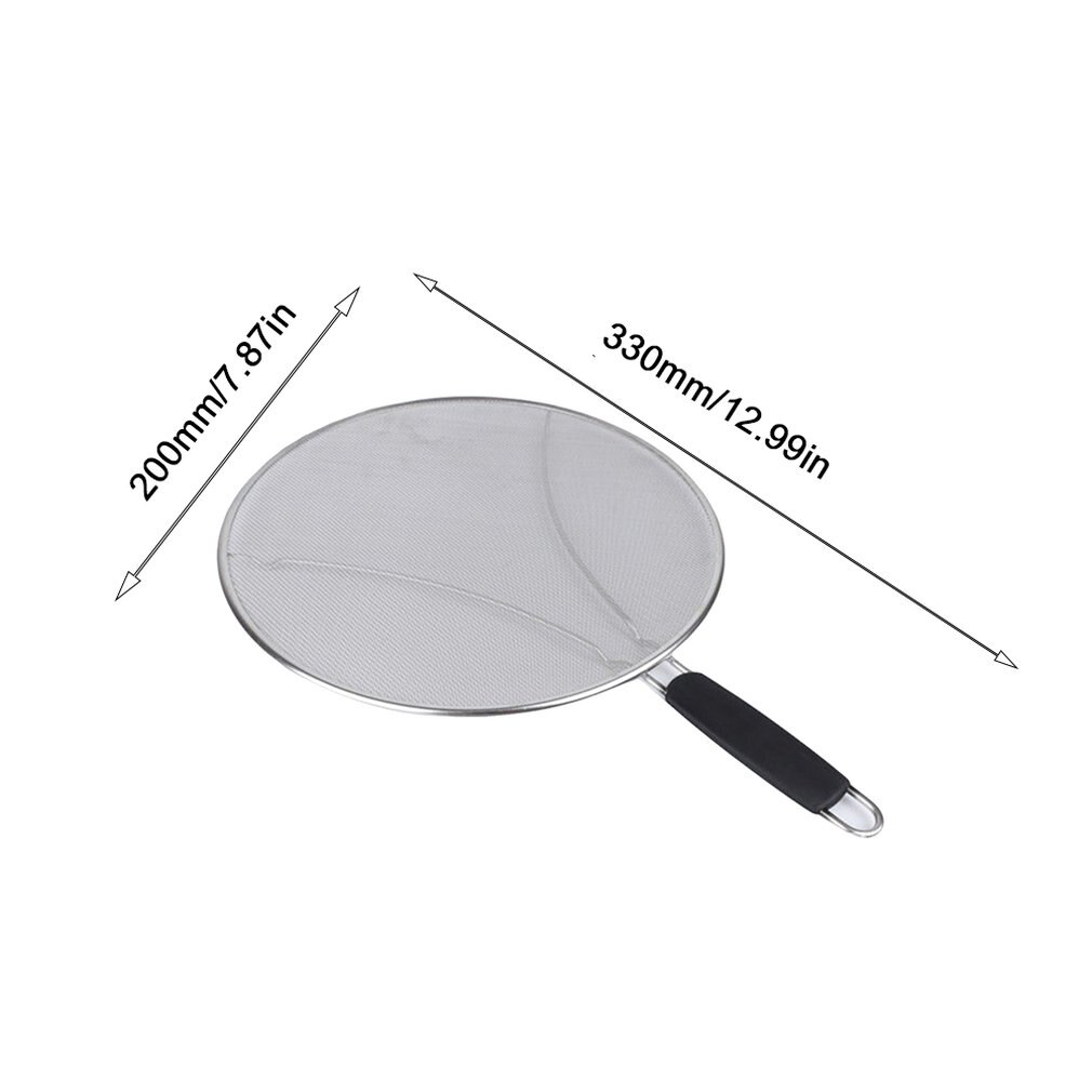 Splatter Screen For Frying Pan Large Stainless Steel Grease Guard Shield And Catcher Keep Stove And Pans Clean