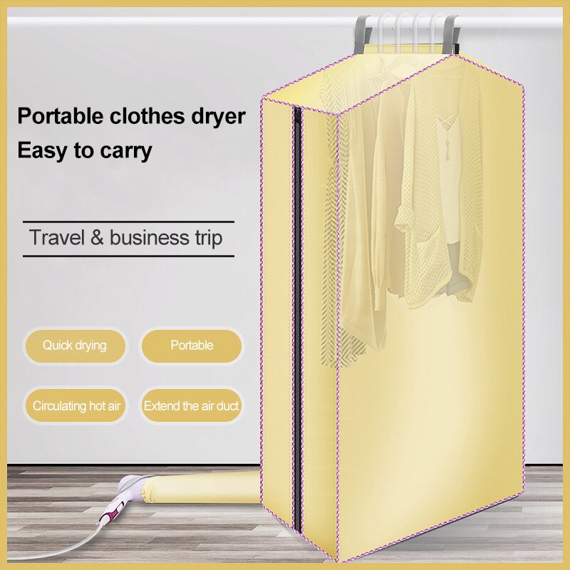 Electric Clothes Dryer Portable Quickly Drying Clothes Shoes Boots Electric Clothes Drying Machine Storage Cabinet Travel Home